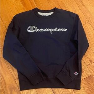 #8 Champion Men's Navy Crewneck Sweatshirt Sz Small excellent condition